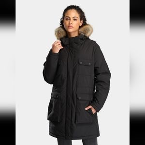WOMEN'S HEATED THERMOLITE® PARKA (4 HEATING ZONES) - BLACK